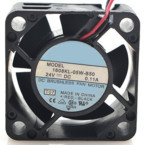 NMB MAT 1608KL-05W-B50 DC Brushless Fan 24V 0.11A 2 Wire Connector Graphics Card Fan 404020mm