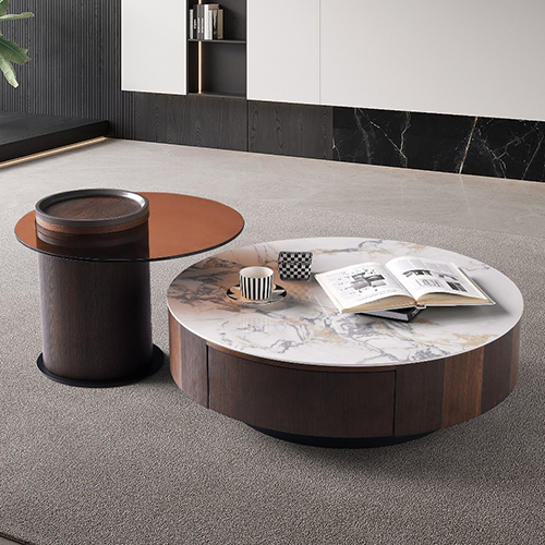 Office Centre Table - Color: Black