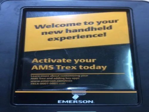 Emerson Ams Trex Communicator - Application: Industrial