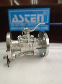 MANUAL 3 PC 2 WAY BALL VALVE FLANGED END