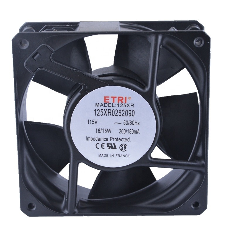 ETRI 125XR0282090 115V 16/15W 125XR0280090 Original French Brand ETRI Aluminum Frame High Temperature Fan