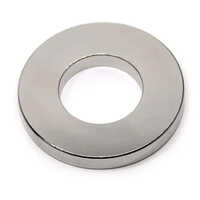 Ndfeb Ring Magnet - Color: Silver