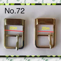 Metal Shoe Buckle - Color: Silver