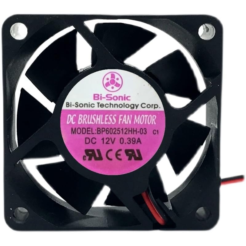 Bi Sonic 6025 BP602512HH-03 DC12V 0.39A Heat Dissipation air