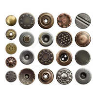Metal Garment Buttons - Color: Ivory