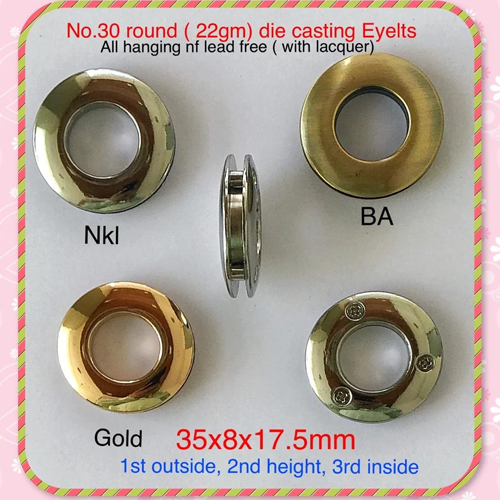 Casting Eye Bolt - Color: Golden