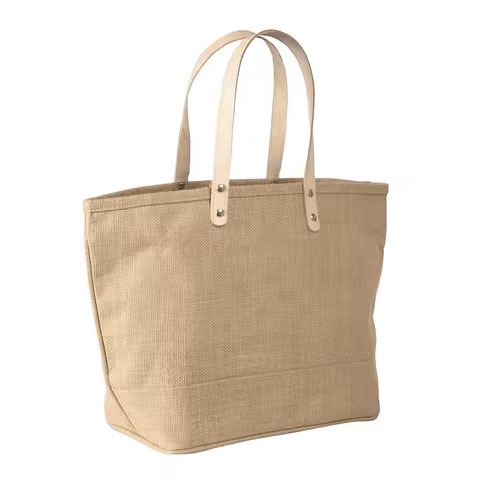 Reusable Eco Friendly Burlap Grocery Shopping Jute Bags with Custom logo Reusable Grocery Bag Shopping
