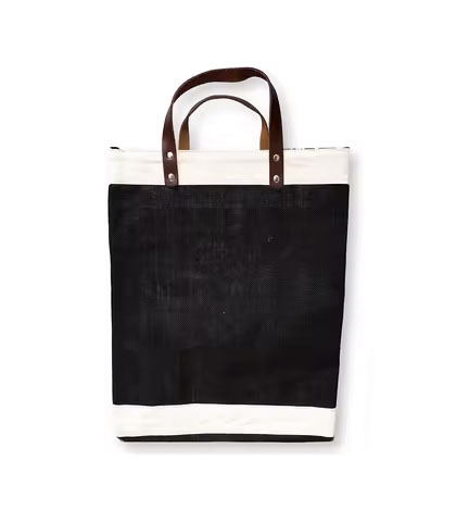 Wholesale Price Customized Jute Burlap Shopping Bag with PU Leather Handle for Everyday Use