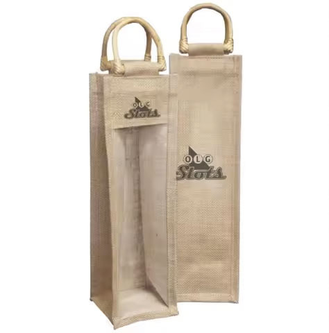 Superior Quality Custom Recyclable Eco-friendly Grocery Durable Logo Printed Shopping Burlap Jute Tote Bag