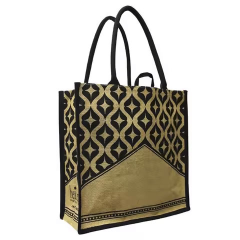 Wholesale Large Capacity Reusable Jute Grocery Tote Bags Custom Logo Eco-friendly Durable for Shopping Customizable Logo