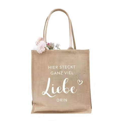 2025 New Arrival Custom Logo Mini Burlap Jute Tote Bags Reusable Cotton Handle Unique Wedding Favors Gifts Bag Letter Shopping