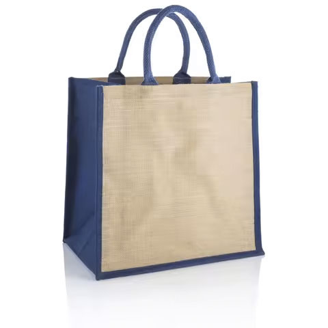 New Arrival High Quality Jute Tote Pouch Eco-Friendly Big Bag with Custom Logo Print Screen Pattern for Shopping