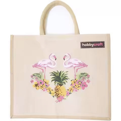 2025 High Quality Recyclable Eco-Friendly Brown Burlap Linen Tote Laminated Jute Bags Beach Shopping Custom Promotional Bags
