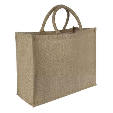 Wholesale Eco-Friendly Jute Tote Bag Customizable Natural Shopping Carrying Bags Promotional Eco-friendly Jute Bag