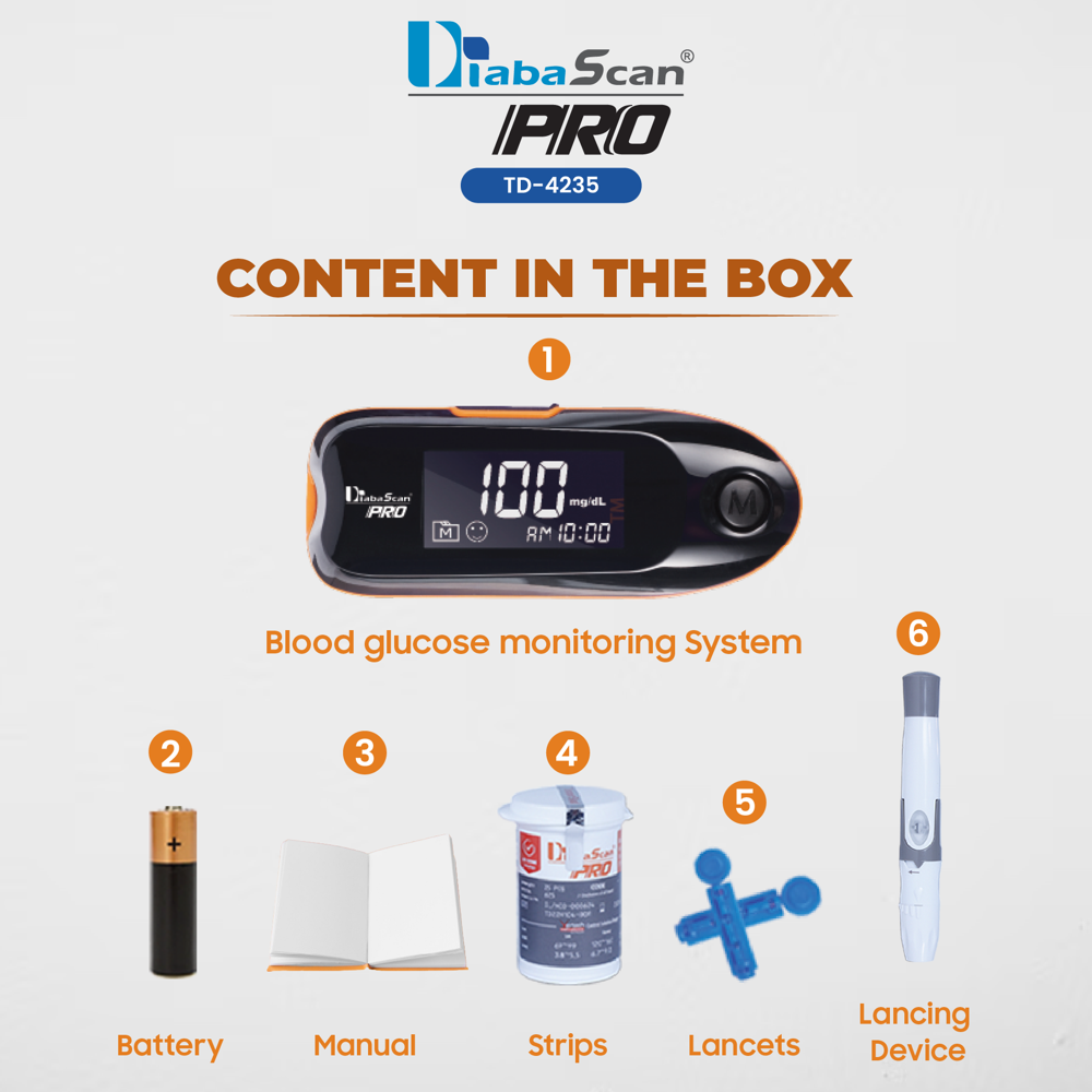 Diabscan Gluco Meter - Accuracy: 100 %