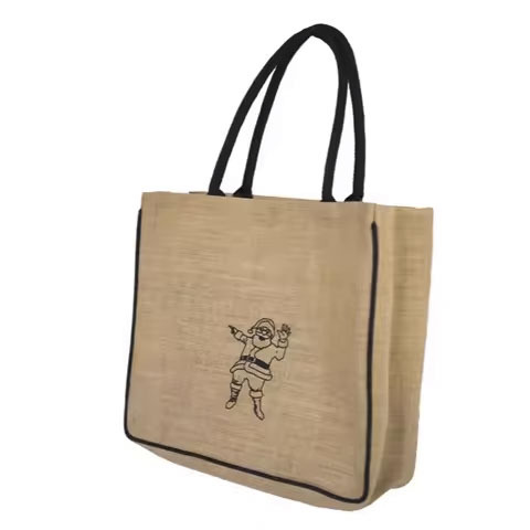 Wholesale Eco-Friendly Customized Design Foldable Jute Tote Bag High Quality Cheap Price Washable Carry Beach Shopping Pure Jute