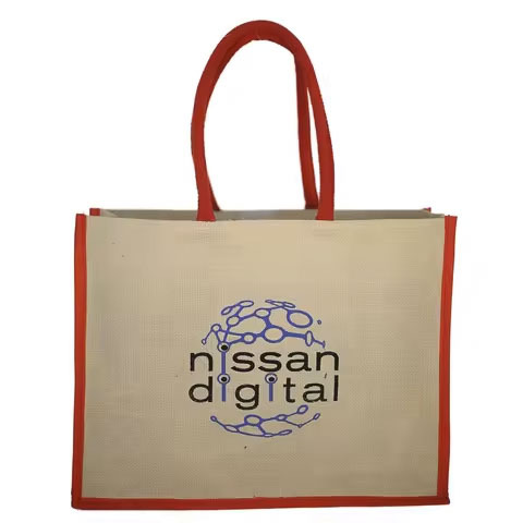 Wholesale 2025 Custom Large Jute Weekender Tote Bag for Women Women's Monogrammed Gift Shopping Burlap Tote Bag with Custom Logo