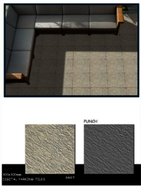 Mosaic wall tiles