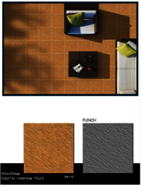 Mosaic wall tiles