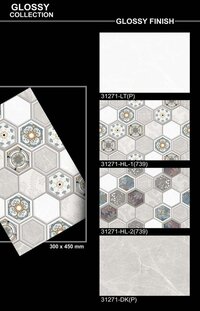 Glazed wall tiles
