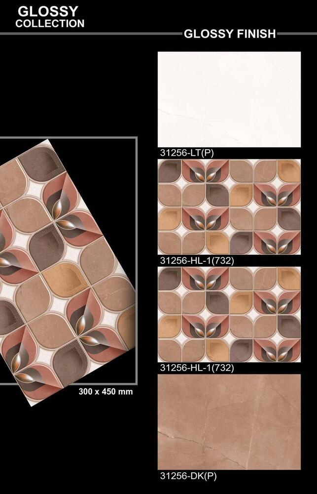 Glazed wall tiles