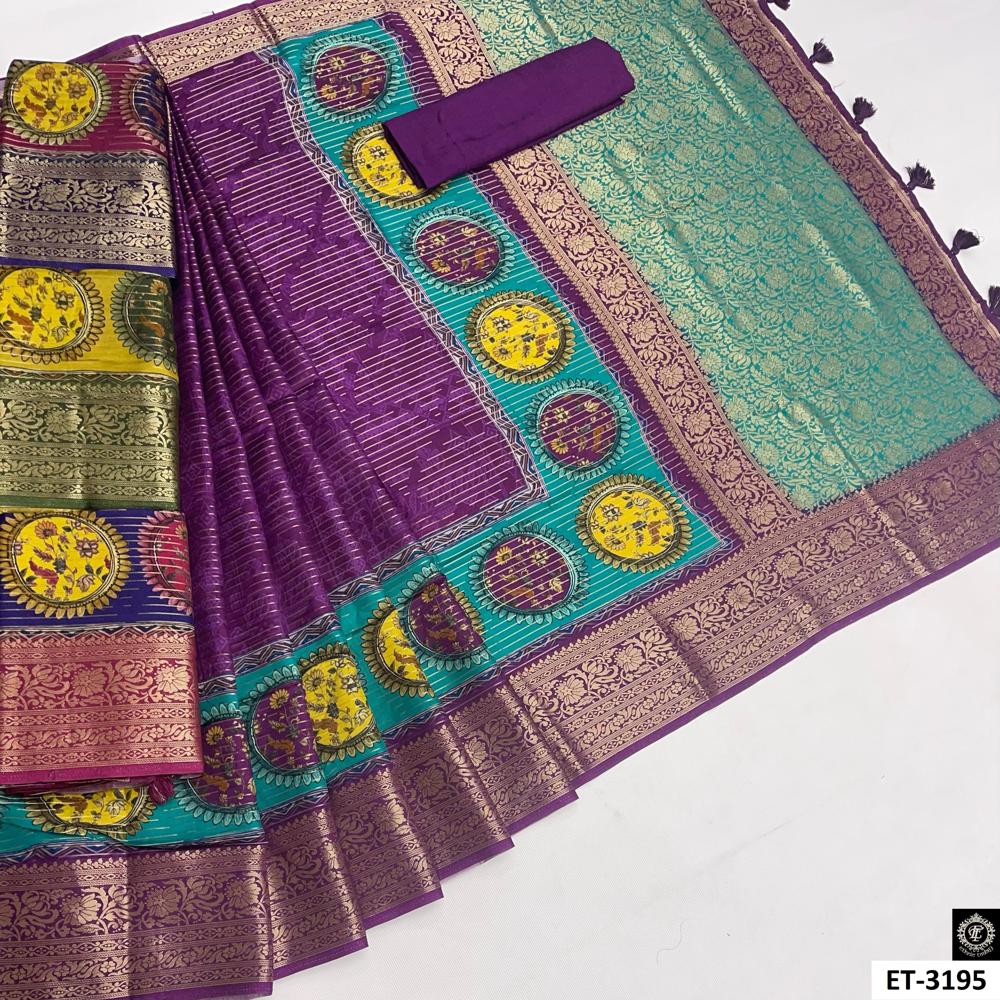 Geometric Floral SAREE