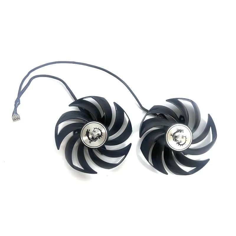 Original Pld09210b12hh Rtx3070 3070 Ti Gaming X Trio Suitable For Msi Rtx 3070 3070 Ti Gaming X Trio Graphics Card Coolin - Color: Black