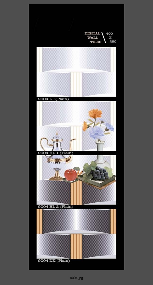 Interior wall tiles