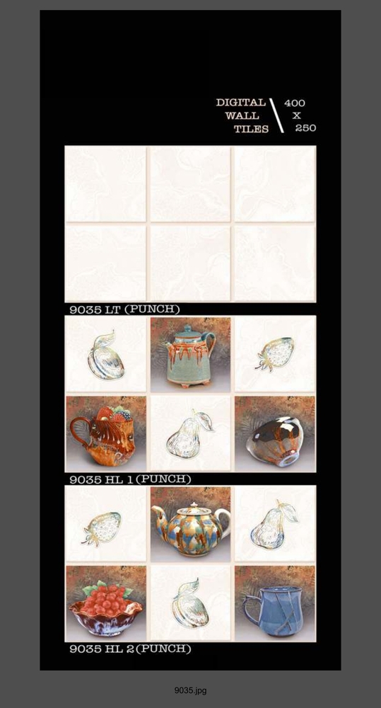 Interior wall tiles