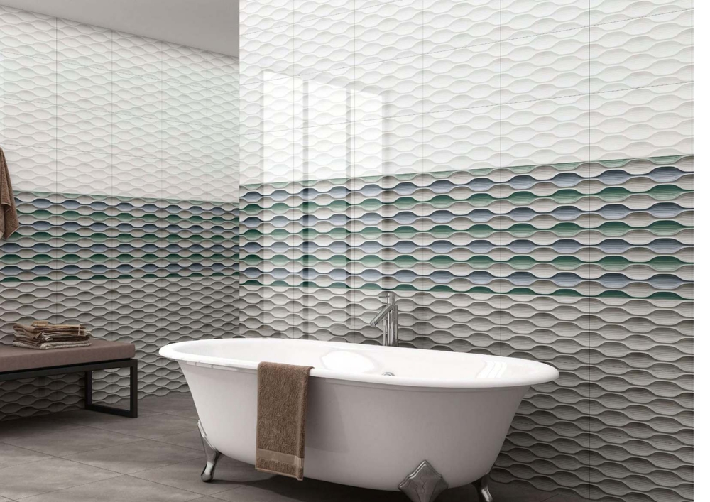 Bathroom wall tiles