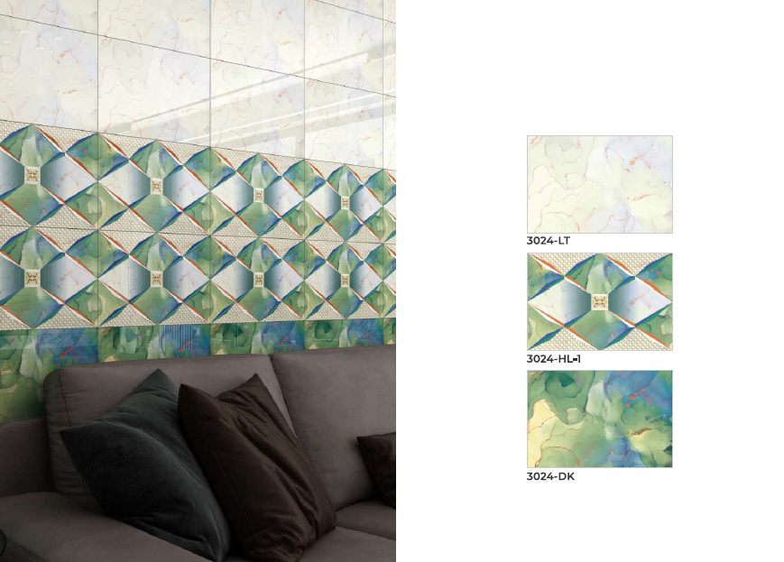 Wall covering tiles