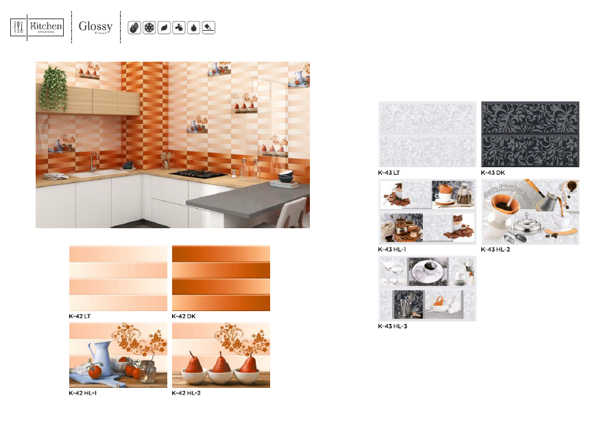 Porcelain Wall Tiles - Material: Ceramic