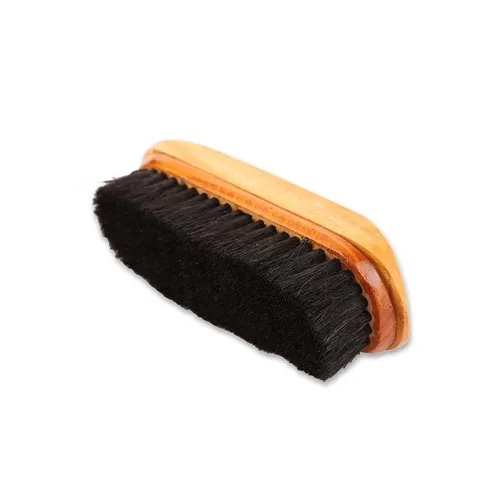 Wooden Shoe Polish Brush - Color: All