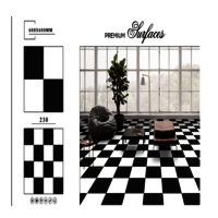 Modern floor tiles