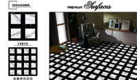 Modern floor tiles