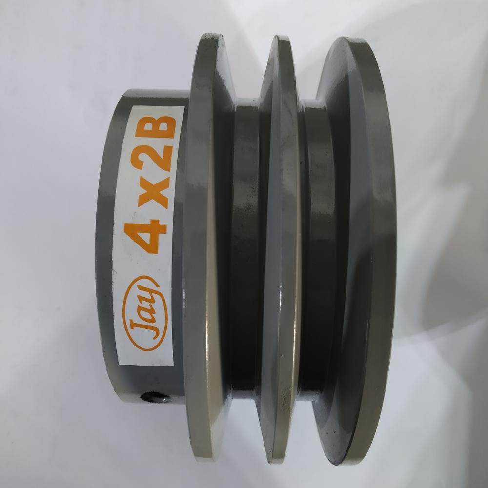V Belt Pulley - Alloy Material, Sizes 2-36 Inches, Black Color | Hollow & Solid Types, Industrial Usage, Good Quality Performance