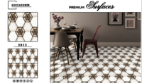 Bathroom Floor Tiles - Material: Ceramic