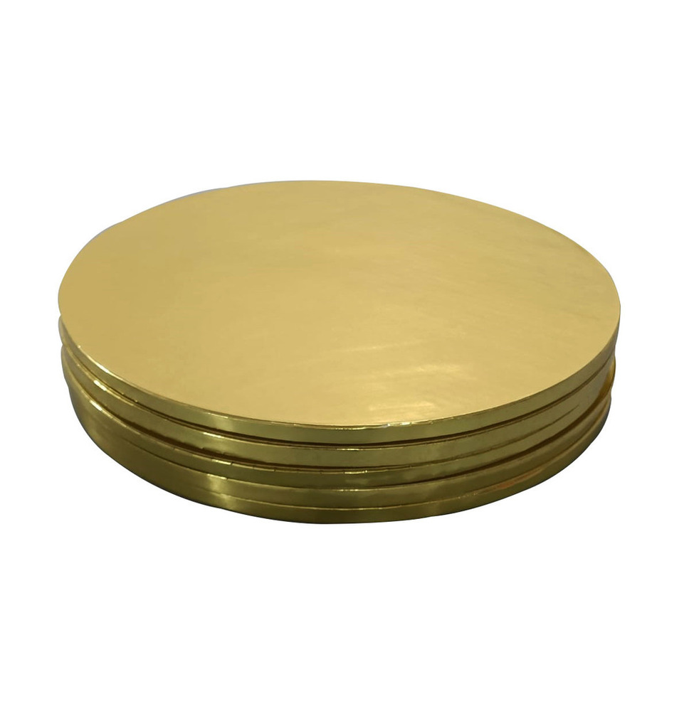 Cake Base Drum Boards 10mm Gold Color