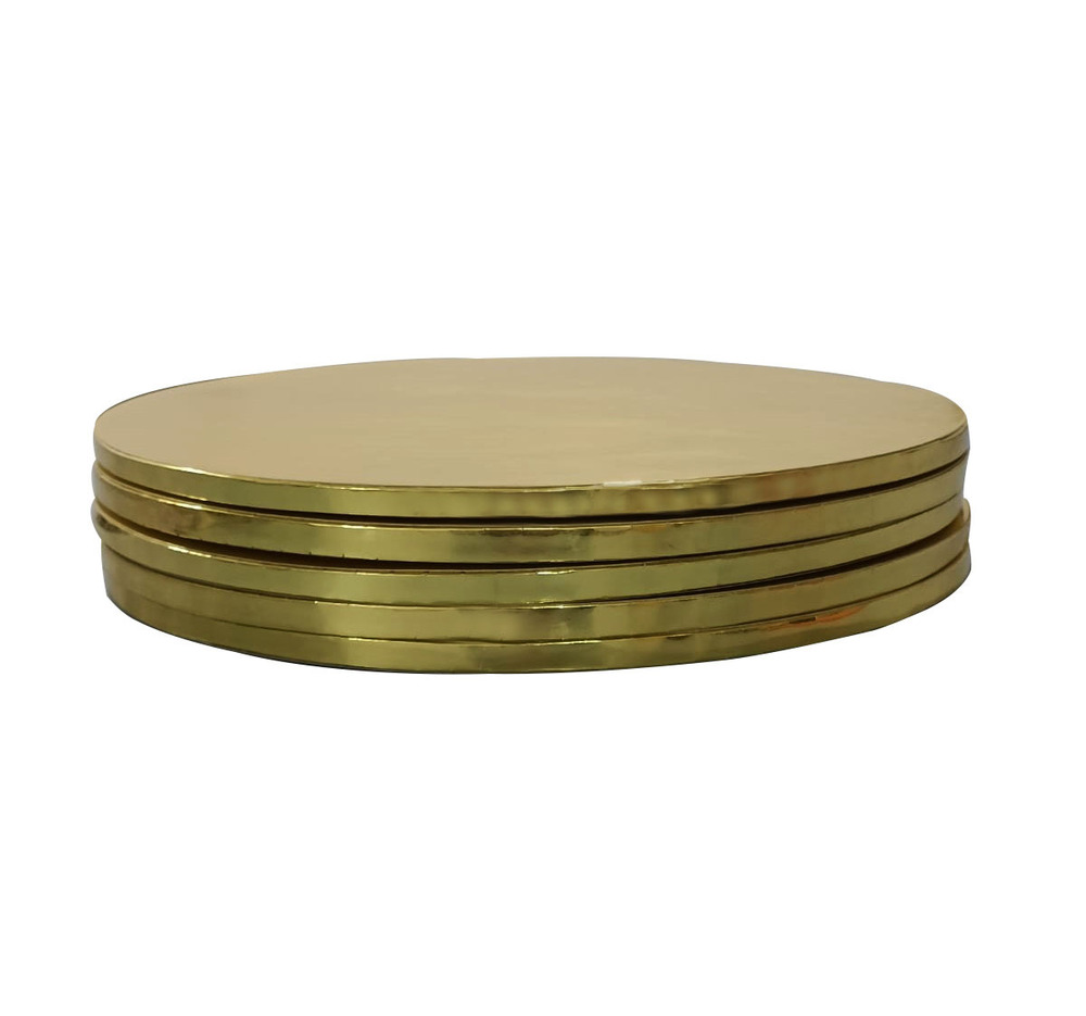 Cake Base Drum Boards 10mm Gold Color