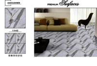 Floor cladding tiles