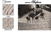 Floor cladding tiles