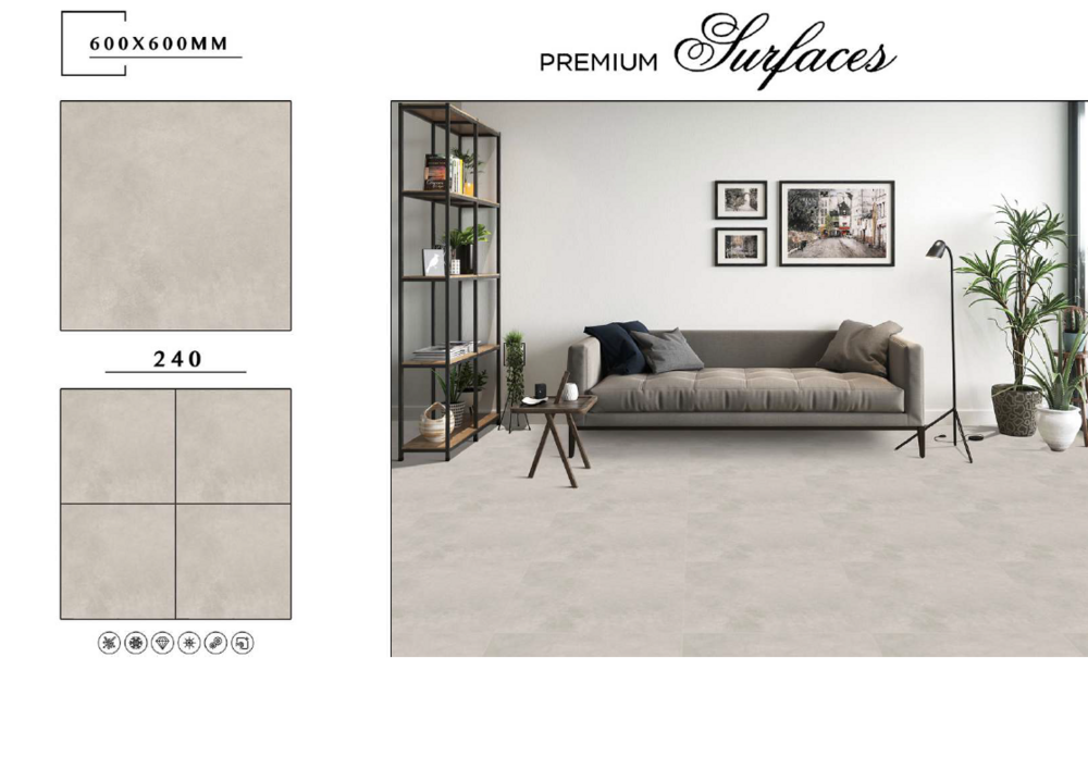 Stone-look tile