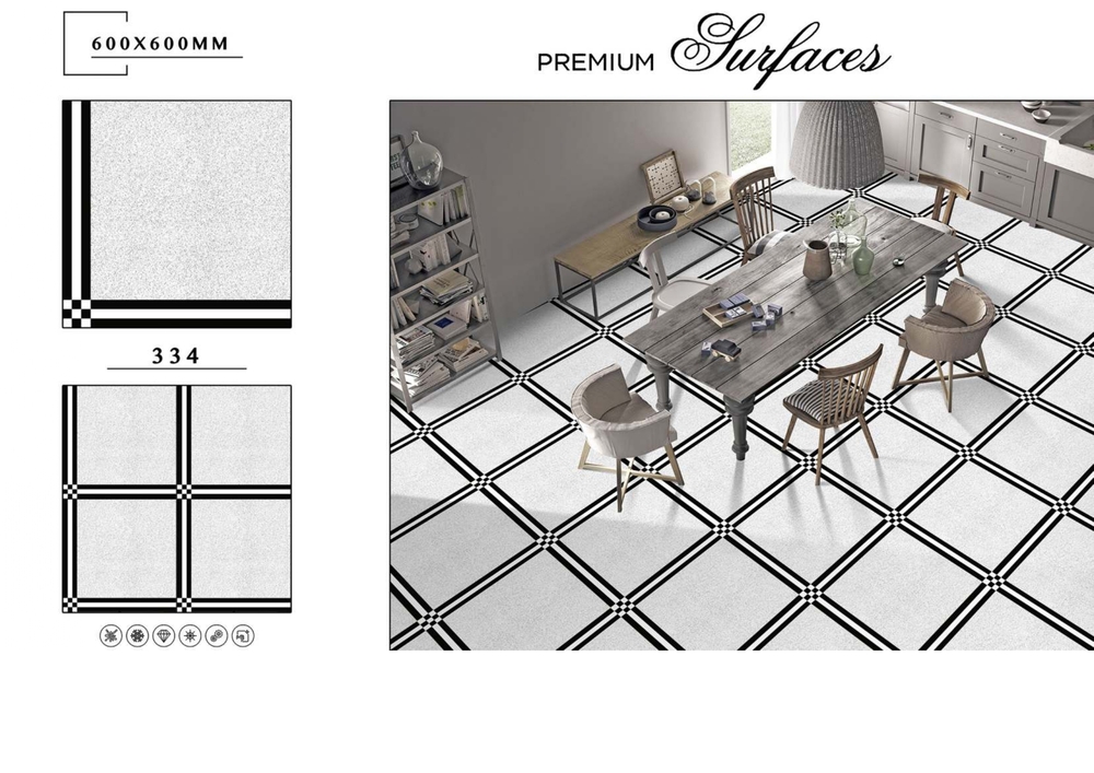 Slip-resistant Tile - Material: Ceramic