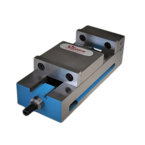 Lock Down Milling Machine Vice - Color: Blue