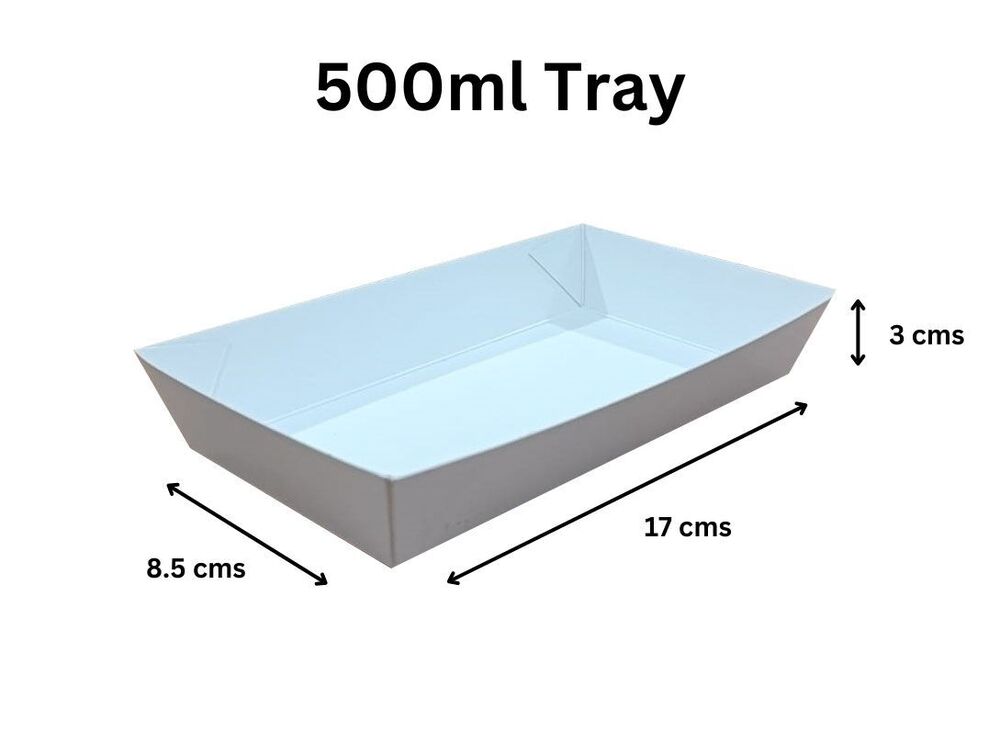 500ml Paper Serving Trays