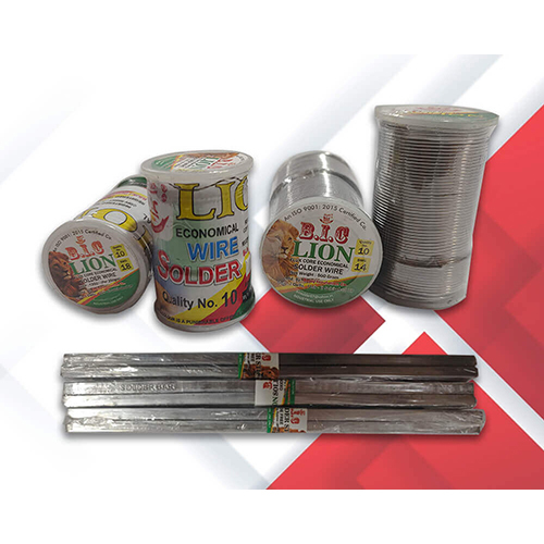 B.I.C 20-80 Lion Solder Wire And Solder Bars - Color: Silver