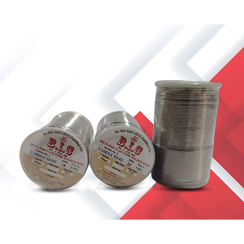 B.I.C 55-45 Lumax No Clean Solder Wire - Color: Silver