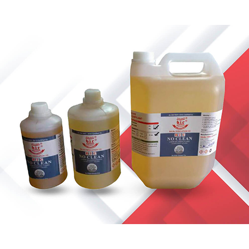 B.I.C No Clean Solder Flux 4% - Color: Clear To Slightly Amber Liquid