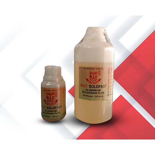 B.I.C Aluminum Solder Flux - Color: Clear To Slightly Amber Liquid