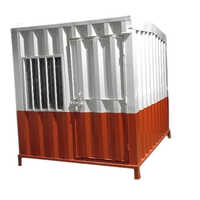 Mild Steel Toll Booth Cabin - Color: White